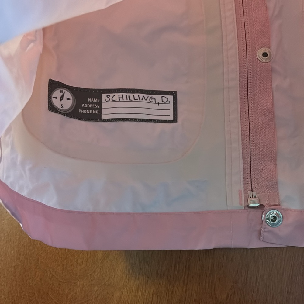 REI Rain Jacket & Rain Pants Set - Pink with Fish Details Size 3T - Picture 12 of 12